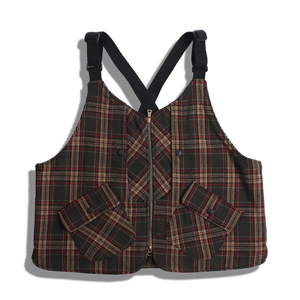 <img class='new_mark_img1' src='https://img.shop-pro.jp/img/new/icons20.gif' style='border:none;display:inline;margin:0px;padding:0px;width:auto;' />DARENIMO ˥ / wool check hunter vest åϥ󥿡٥